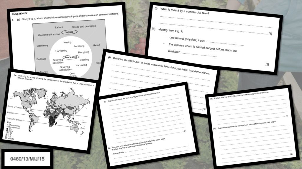 geography of food production